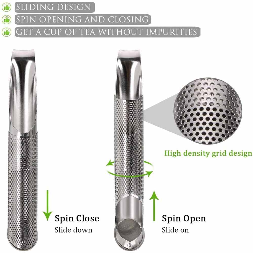 1/2 шт. Чайный диффузор из нержавеющей стали, заварник для чайных листьев, многоразовые чайные пакетики, сетчатый заварник для трав, сетчатый шар с ручкой-крючком для подвешивания