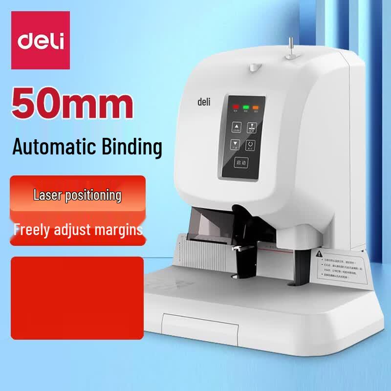 Deli Financial Binding Machine CN plug (adapter included)