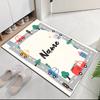 Custom Name Cute cars Printed Carpet, for Office Chair Living Room Bedroom Kitchen Room Decor Gifts.