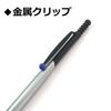 Шариковая ручка Tombow Pencil ZOOM 727 на масляной основе 0,7 серебристо-черная BC-SAZ03