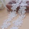 1 Yard Bead Lace Handmade Pearl Border Lace Fabric Suitable For Clothing Decoration 6CM Wide