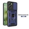 Для Motorola Moto G06 4G Чехол Противоударный Броня с Кольцом-Держателем Чехлы Для Moto G06 G 06 MotoG06 4G Сдвижная Защитная Крышка для Объектива