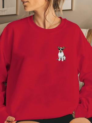 Женские свитшоты с папой джек-расселом