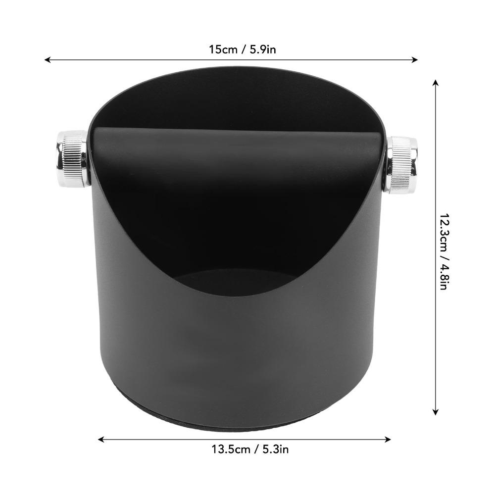 Non-Slip Base Coffee Grounds Bucket Large Capacity Coffee Waste Bin Coffee Machine Accessories