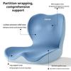 Upgrade "L" Shape Memory Foam Orthopedic Cushion Comfort Ergonomic Design Back Coccyx Pillow Car Seat Office Chair Pain Relief