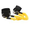 Ankle Resistance Band Yellow Elastic Gym Leg Training Resistance Strap with Cuffs for Fitness