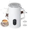 Electric Milk Frother 400W 580ml/19.61oz Warm and Cold Milk Foamer Silent Operation 4 In 1