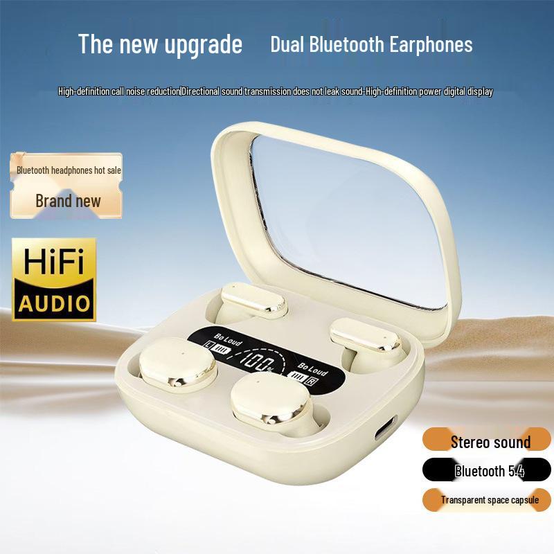 Q8 Высококачественные Bluetooth-наушники с шумоподавлением, цифровым дисплеем, удобной посадкой, готовы для занятий спортом, беспроводной модуль 5.4