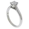 CARTIER Solitaire Ring 0.46/E/VS1/EX Pt950Platinum/diamond #4.3(US Size) 3.9g Women Used