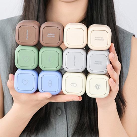 3 шт. Магнитные коробки для хранения, дорожные контейнеры, не содержащие BPA, устойчивые к утечкам, портативный шампунь