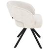 MIREA upholstered chair, beige fabric
