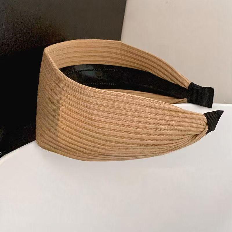 Серая вязаная повязка на голову Yi Mengling с широкими полями для женщин - Новая коллекция Осень/Зима 2025, аксессуар для волос.