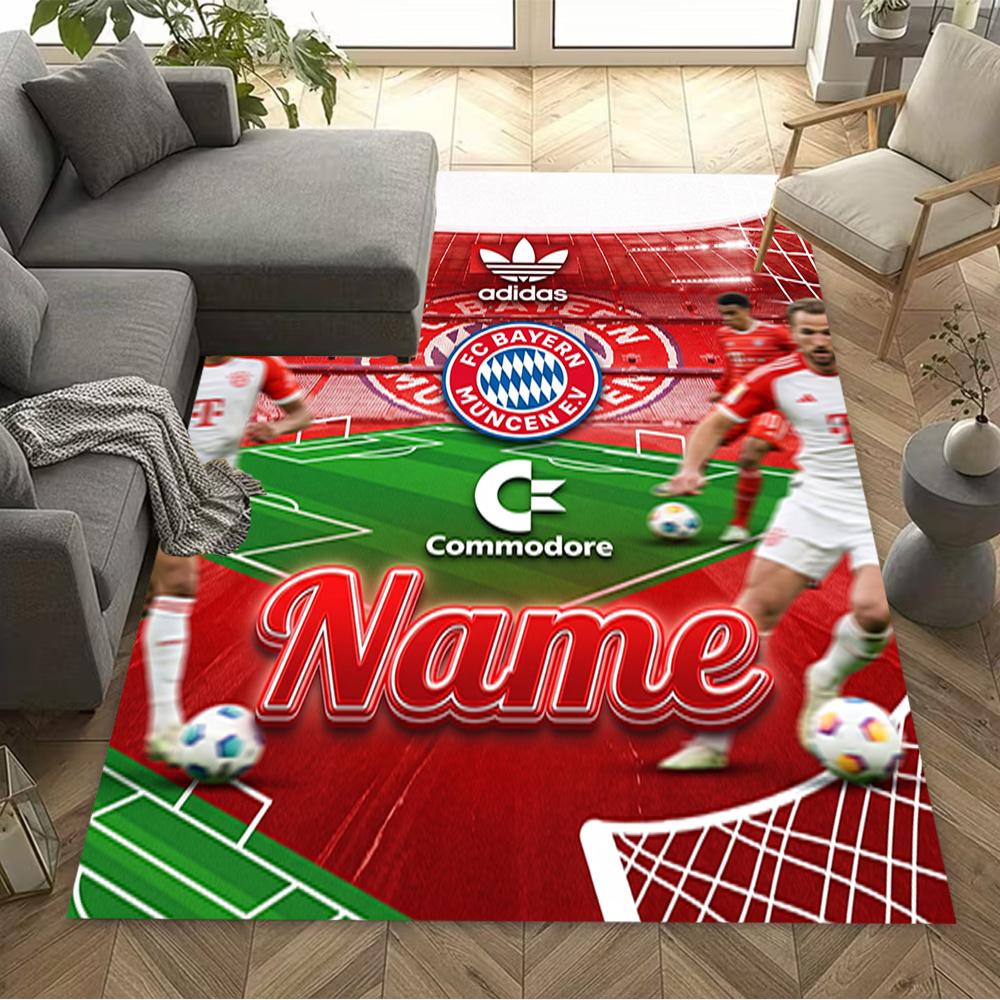 Bayern Munich Poster Area Rug Suitable for Game Room Balcony Entryway Foyer Antislip Carpet Office home decor Spiritual Gift