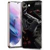 AK47 Пистолет Оружие Пули Прозрачный Чехол Для Samsung Galaxy S24 S23 S22 S20 S21 FE Ultra S24 S23 S10 S10E S9 S8 Plus 5G Корпус