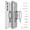 Для Samsung Galaxy S25 Чехол DUX DUCIS Yind Series PC+TPU Чехол для телефона Совместимый с MagSafe с подставкой