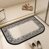 Diatomaceous Luxury Light Nordic Nonslip Earth Bath Mat Quick Dry Water Absorbent Stain Resistant Foot Pad For Bathrooms