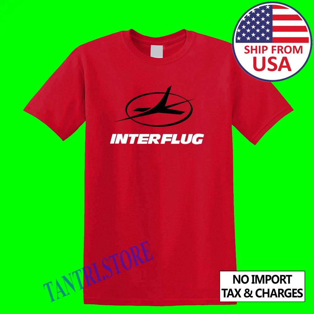 Мужская красная одежда Interflug Airlines Размеры от S до 3XL