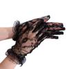Summer Floral Side Sun Protection Sexy Driving Gloves Mittens Short Gloves Women Gloves Lace Gloves
