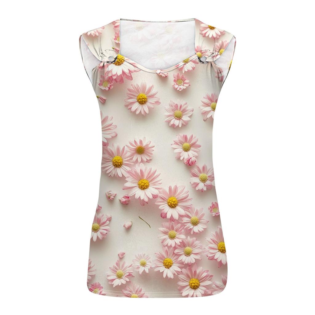 Женская майка, нарядные повседневные рубашки, летние свободные майки, милая модная одежда, блузки без рукавов