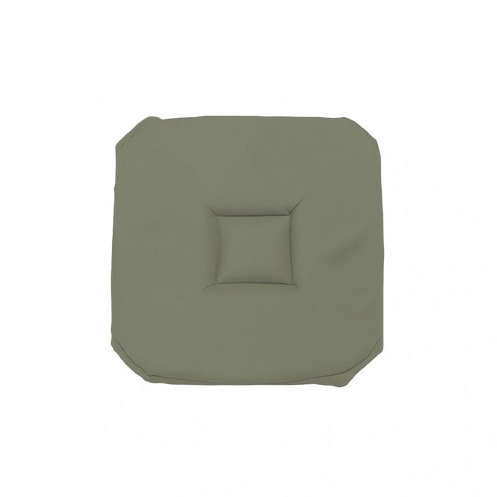 Gobelin Chair Top 40X40X3 Cm ALIX Khaki, by Soleil D'ocre