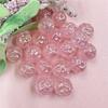 11.2mm Craft DIY DIY Beading Accessory Round Beads Jelly Colored Acrylic Charms Jewelry Making For Necklace Earrings Making Handmade Material Sugar