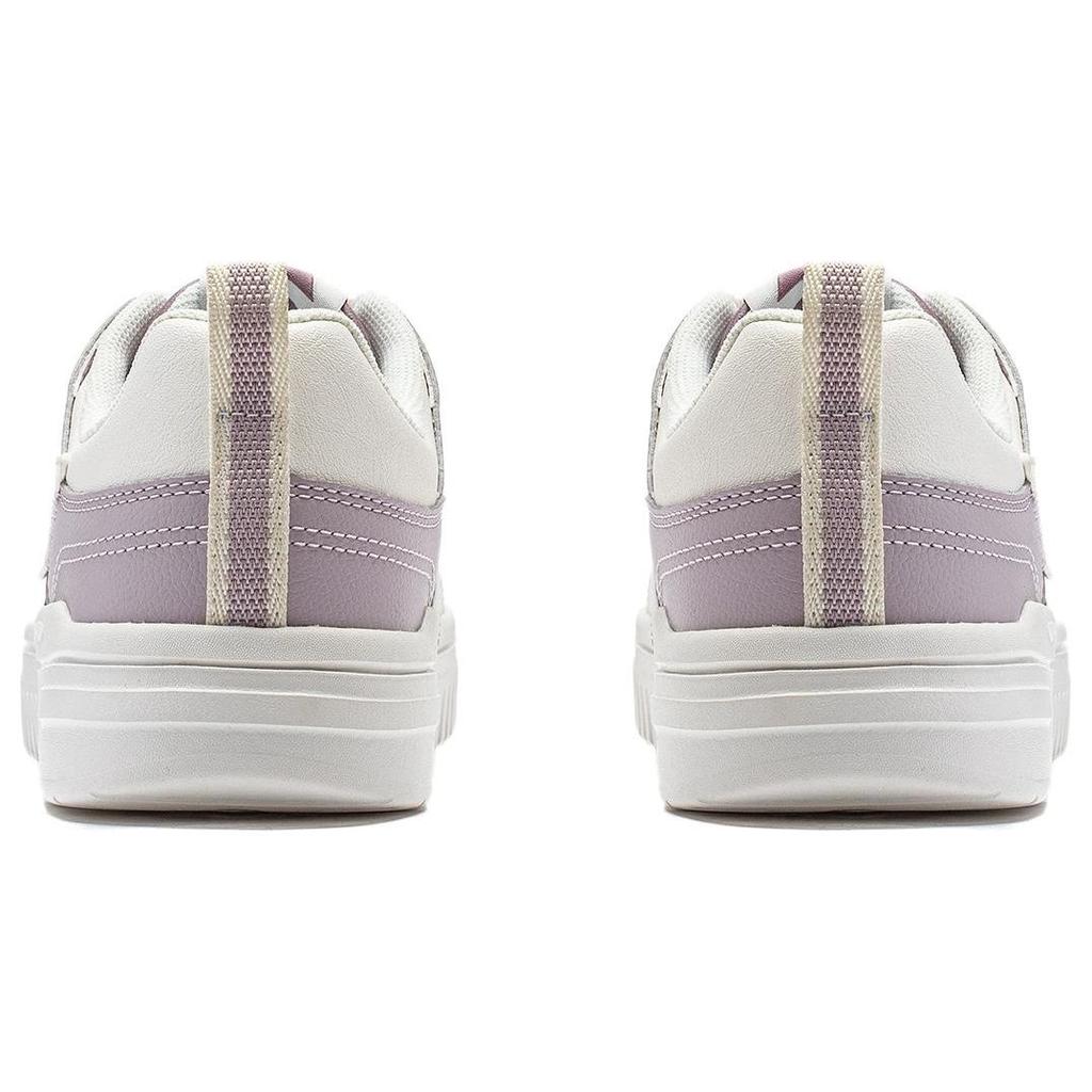 Li Ning Qingyun Trendy Comfortable Durable Non-Slip Low-Top Casual Shoes Women Sneakers White Purple AGCT298-3