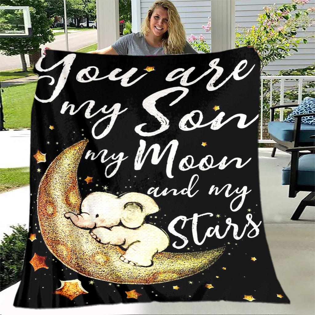 Моей дочери сыну подарок в виде письма HD одеяло, мягкое одеяло для дома, спальни, кровати, дивана, пикника, путешествия, офиса, одеяло, детское одеяло