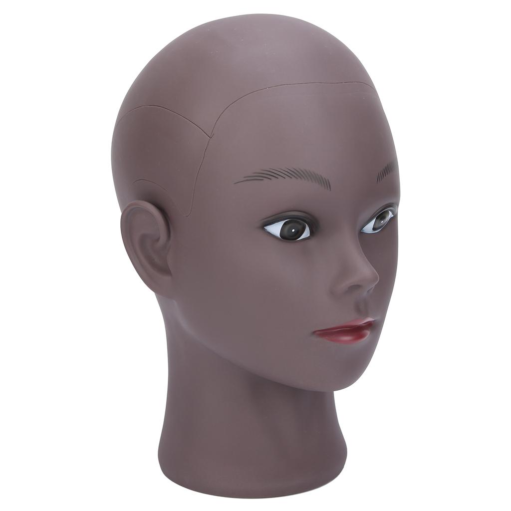 Африканская модель, голова манекена, шляпа, парик, демонстрация ювелирных изделий, черная лысая голова манекена