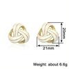 Xiaomi Huitan Cross Design Women Stud Earrings White Enamel Elegant Wedding Party Fashion Accessories Aesthetic Engagement Jewelry Gift