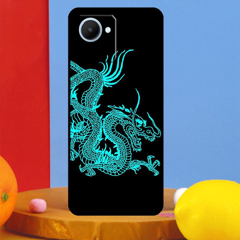 Древний японский дракон Для Realme GT Neo 5 6 9 10 11 12 Pro Plus C11 C25 C21Y C30 C31 C33 C35 C51 C53 C55 C67 Чехол