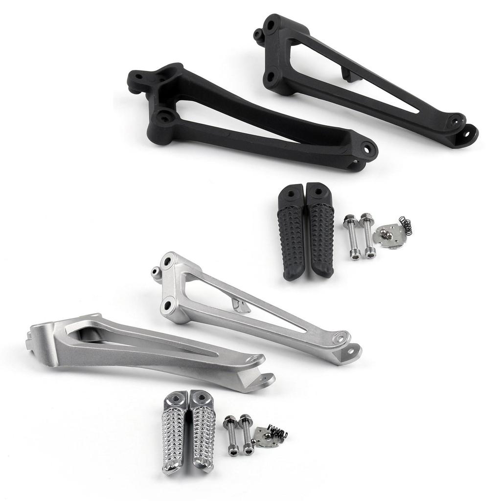 Rear Passenger Foot Pegs Footrest Brackets For YAMAHA 2009-2011 YZF R1