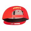 Casquette Snapback - New Era - 9Fifty - Kansas City Chiefs - Rouge Et Or - 100% Polyester