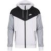 Nike Спортивная куртка Windrunner с капюшоном Белый Черный Вольф Грей 727325-101