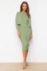 Women's Dress New Season Fashion Mint Midi Knitwear Cardigan Suit