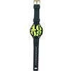 ERBORD Universal Silicone Strap 20mm, Dual Color, Green / Black / Gold Buckle