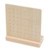 Earring Stud Display Pegboard Large Capacity Durable Wood Jewelry Display Earring Display Board for