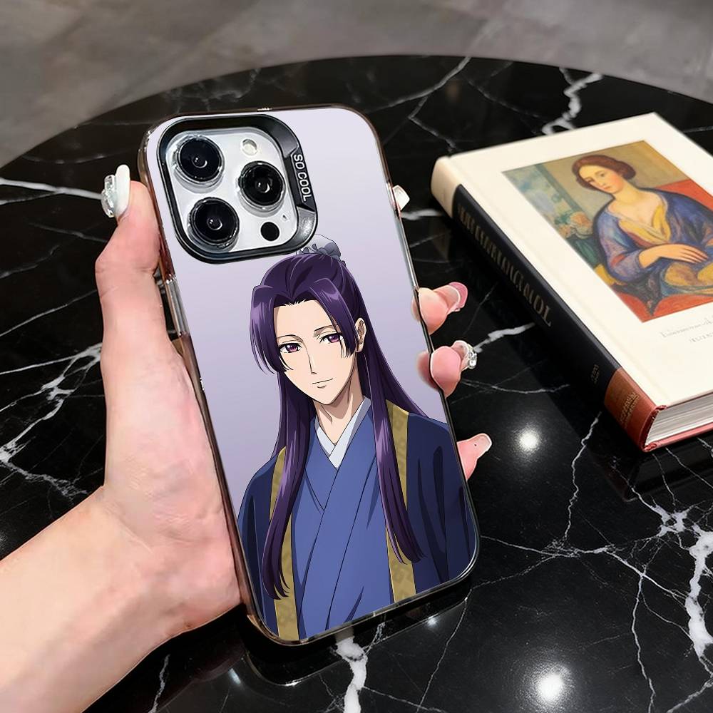 A-Apothecary D-Diaries Jinshi-adj Чехол для телефона для iPhone 17,16,15,14,13,12,11 Plus,Pro Max,XS,Разноцветный Серебристо-Черный Чехол