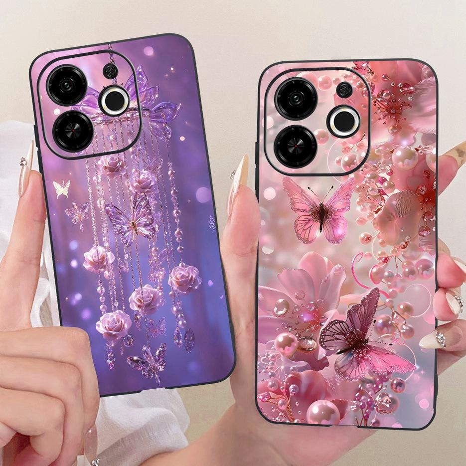Чехол для Tecno Pop 9 5G KL4 Новый Роскошный Расписной Чехол для Tecno Spark 30C 5G KL8H Мягкий Силиконовый Чехол для Tecno Spark 30 5G Fundas