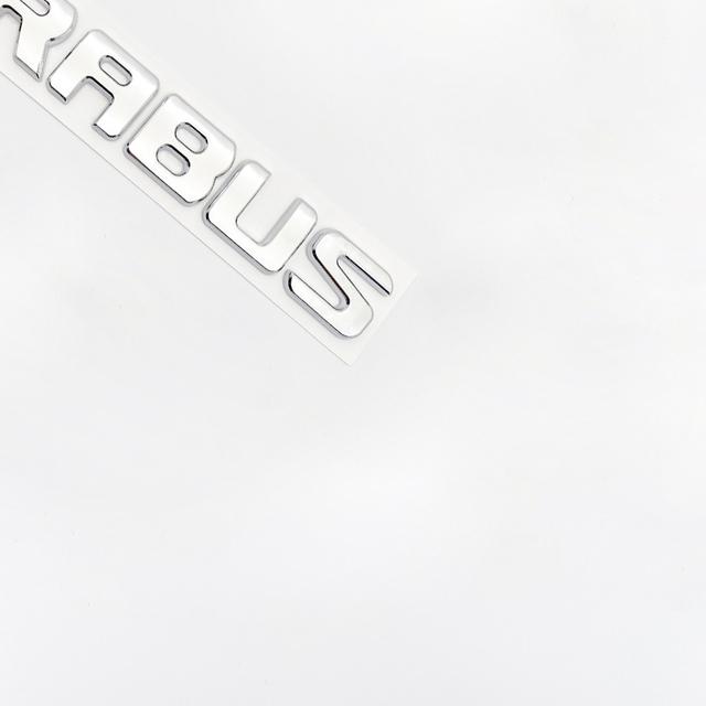 Для Mercedes Benz Brabus C W203 W204 W205 Coupe, значок на багажник автомобиля, логотип, наклейка с буквами B20 B30 D30 450 650, эмблема ABS, хром, серебро