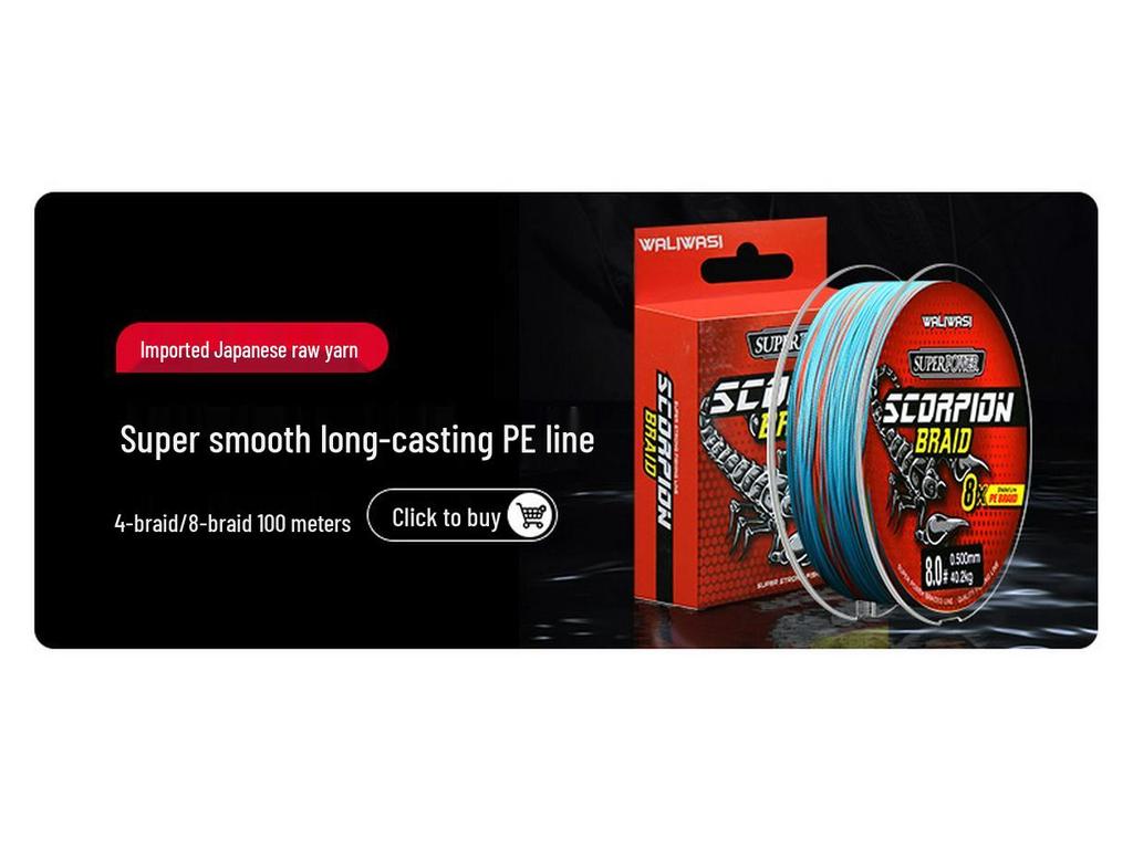 91 Lure 9-Braid Dyneema PE Fishing Line - Super Strong Long Cast