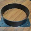 Black Square Bottom Flange  Connection of Inlet Outlet Ventilation System