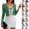 Women's Fashionable Small Shawl Long Sleeved Knitted Short Cardigan Top