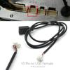 Universal USB Female Interface to 4 6 8 Pin Input Wire Connect Cable Adapter for Car Multimedia Player Android Stereo Radio
