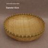 Bamboo Woven Steamed Bun and Vegetable Storage & Draining Basket