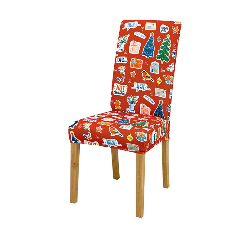 Christmas Chair Cover Seat Protector Cheap Chair Covers For Holiday Party Dining Room Kitchen Hotel Living Room Chair Cover 1 PC