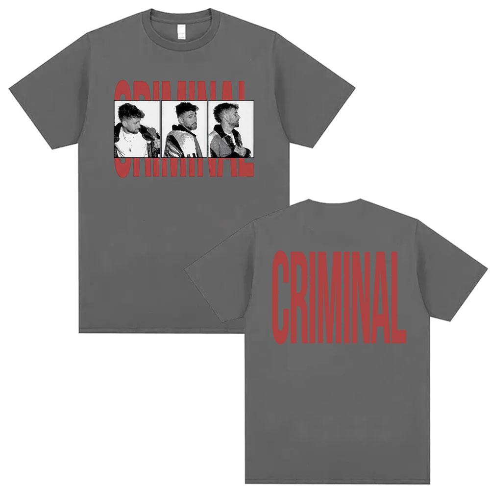 Dani Fernandez Criminal Album Graphic Tee Shirt Mens Women Summer Streetwear Hip Hop Tshirt High Quality 100 Cotton T Shirt