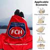 Heidenheim FC Print Flannel Blanket High Quality Warm Comfortable Cover for All Seasons Perfect for Gifts Home Decor
