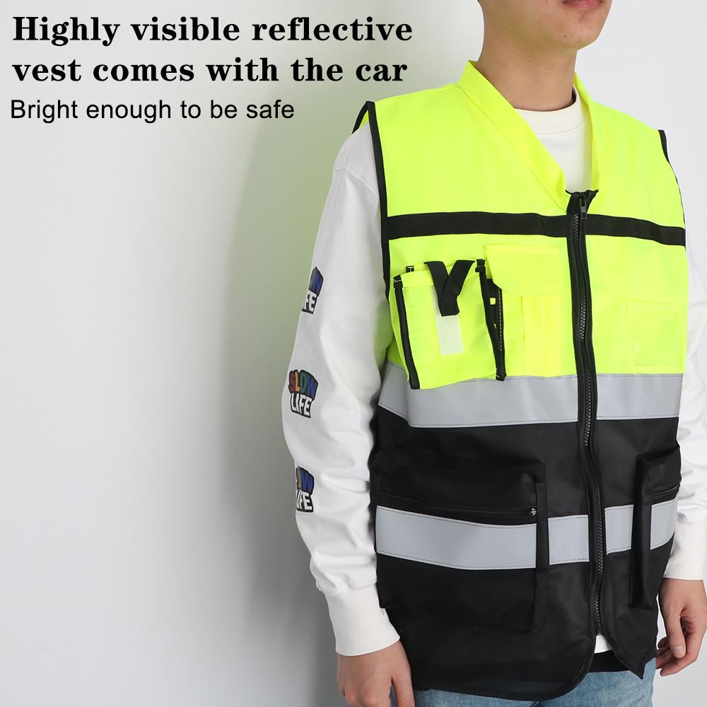 Светоотражающий жилет, светоотражающий пояс повышенной видимости, жилет безопасности на 360 градусов, средства обеспечения дорожного движения, аварийный ремонт автомобиля