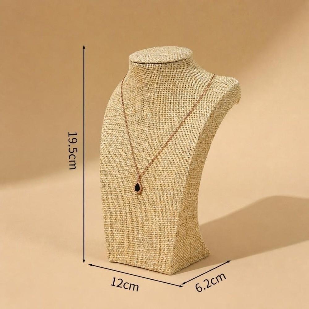 Neck Mold Necklace Display Stand Human Shape Ornament Holder Portable Mannequin Bust Jewelry Show