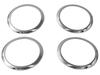Custom Finish Stainless Steel Plated Speaker Rings with BOX 26930 N-BOX JF1/JF2 Ultra-Mirror (4-Piece Set) [SPEAKER-023-4PC] (Compatible JF,